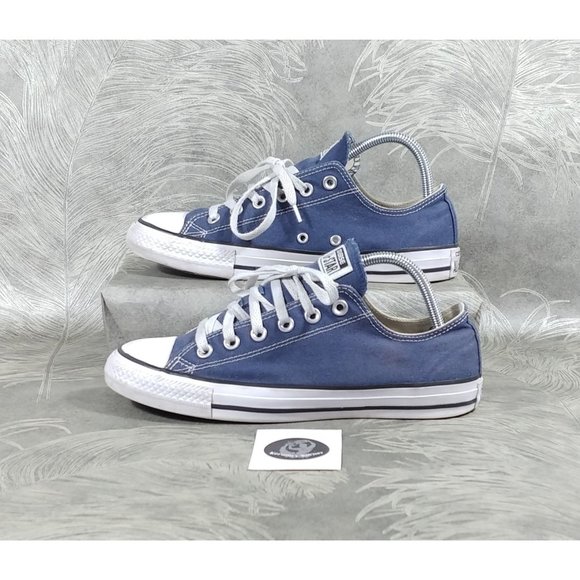Converse All Star Women's Size 9 Navy Blue Canvas Lace Up Sneakers - Picture 1 of 9